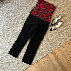 NWT Black Velvet Pant